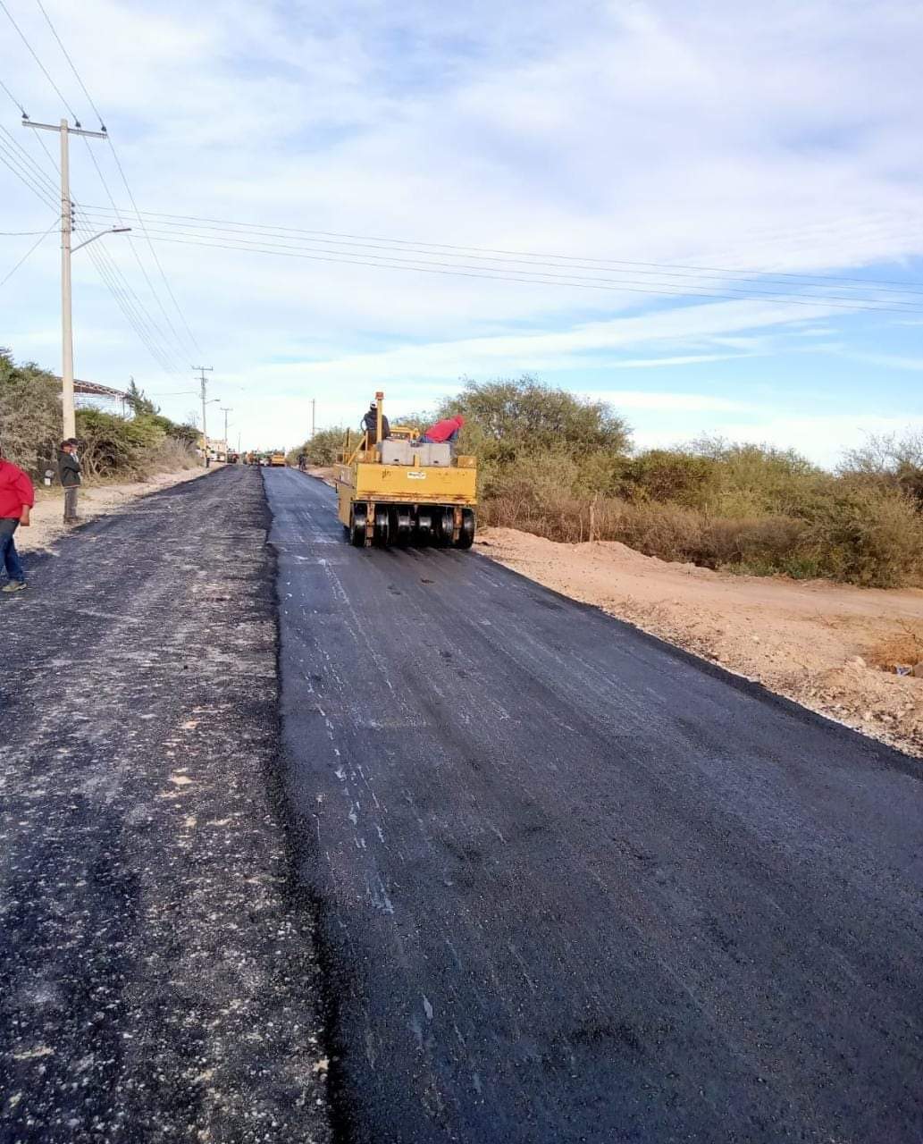 Finalizan primer tramo de pavimentación en La India-Puente Nuevo