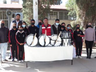 Equipa Pier Michel a la EST 43 para una banda de guerra