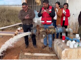 Reparan pozo en El Rucio; durará 40 años