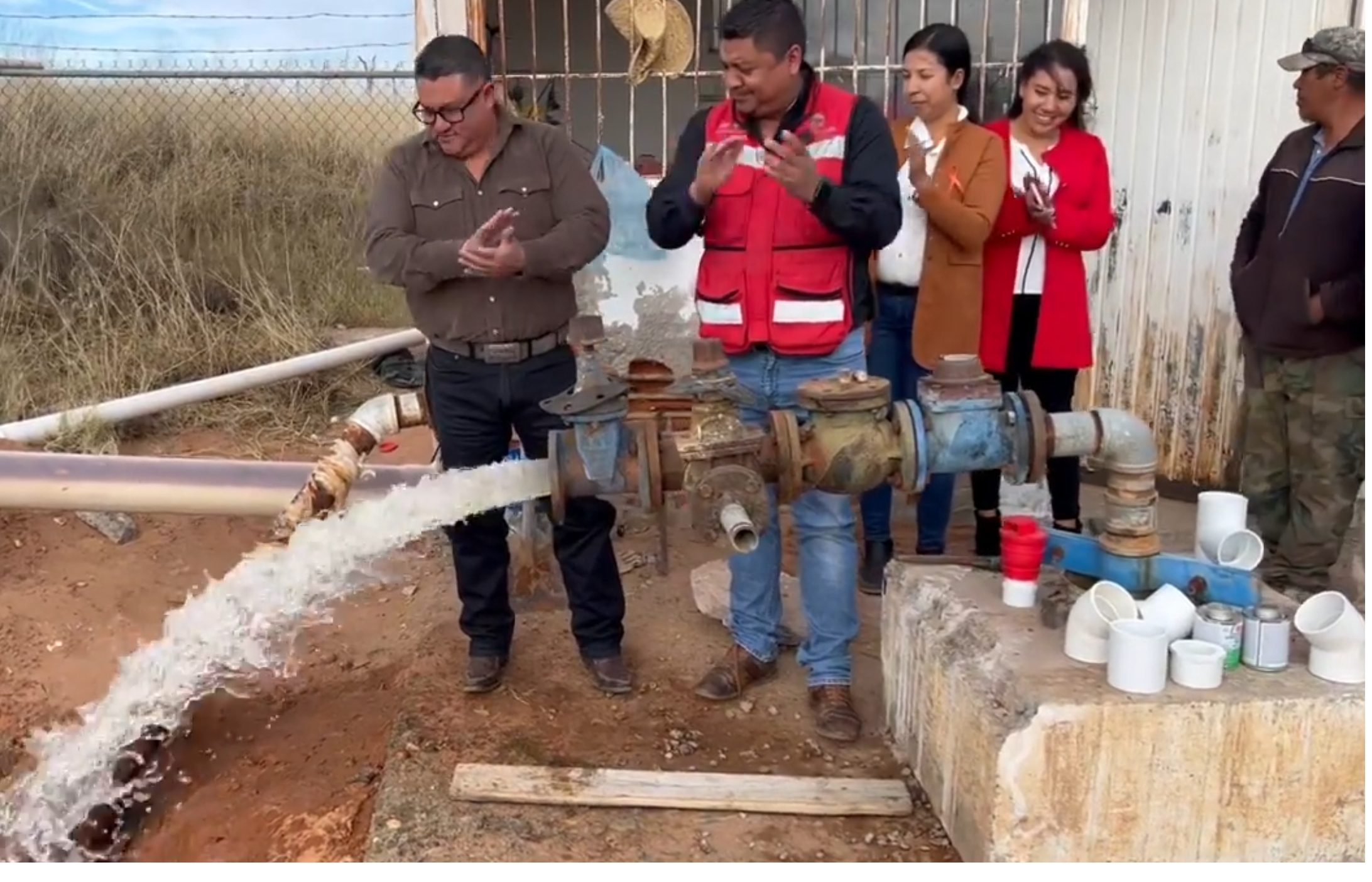Reparan pozo en El Rucio; durará 40 años