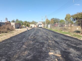 Mejoran caminos en Norias de San Juan 