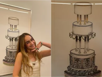 Un homenaje a la arquitectura de los pasteles de quinceañera