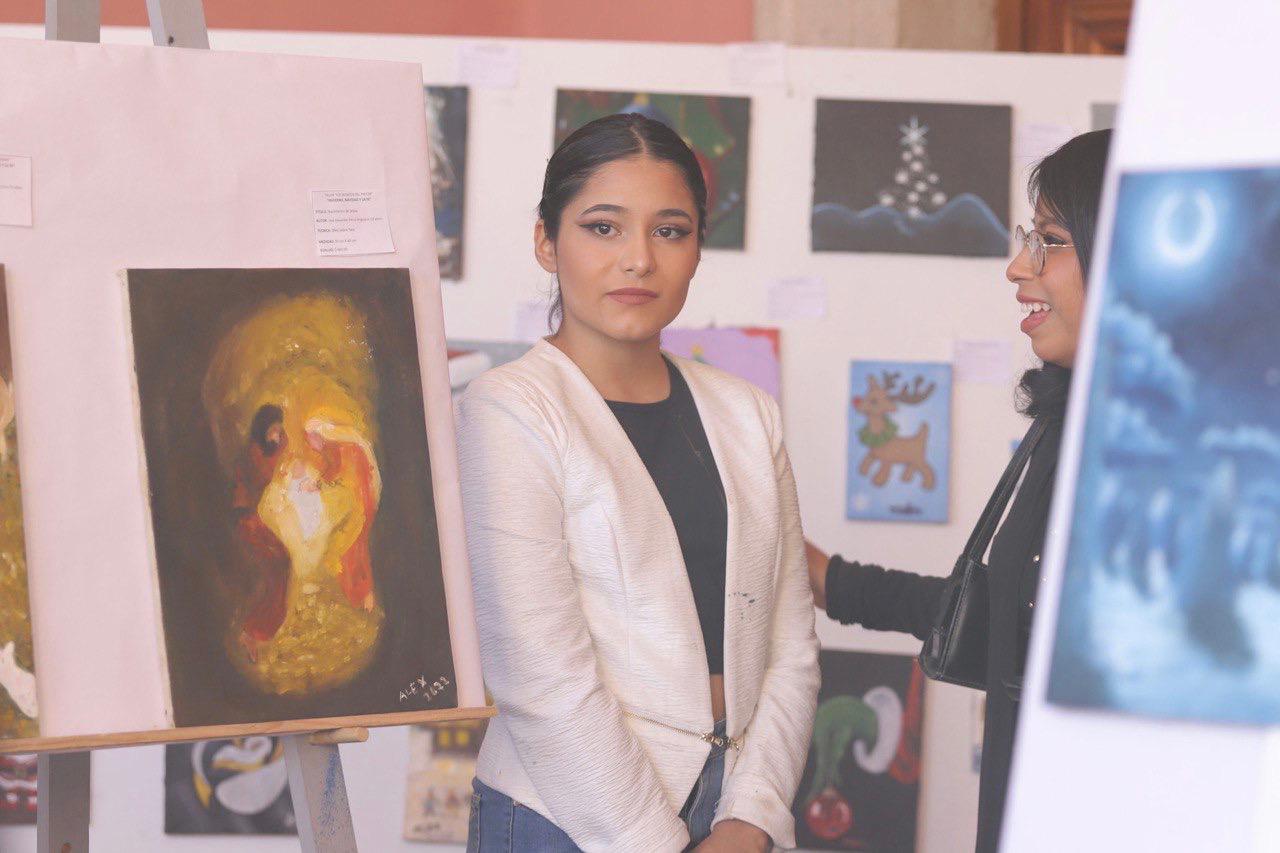 Inauguran exposición plástica