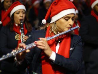 Alegría en el Festival Navideño