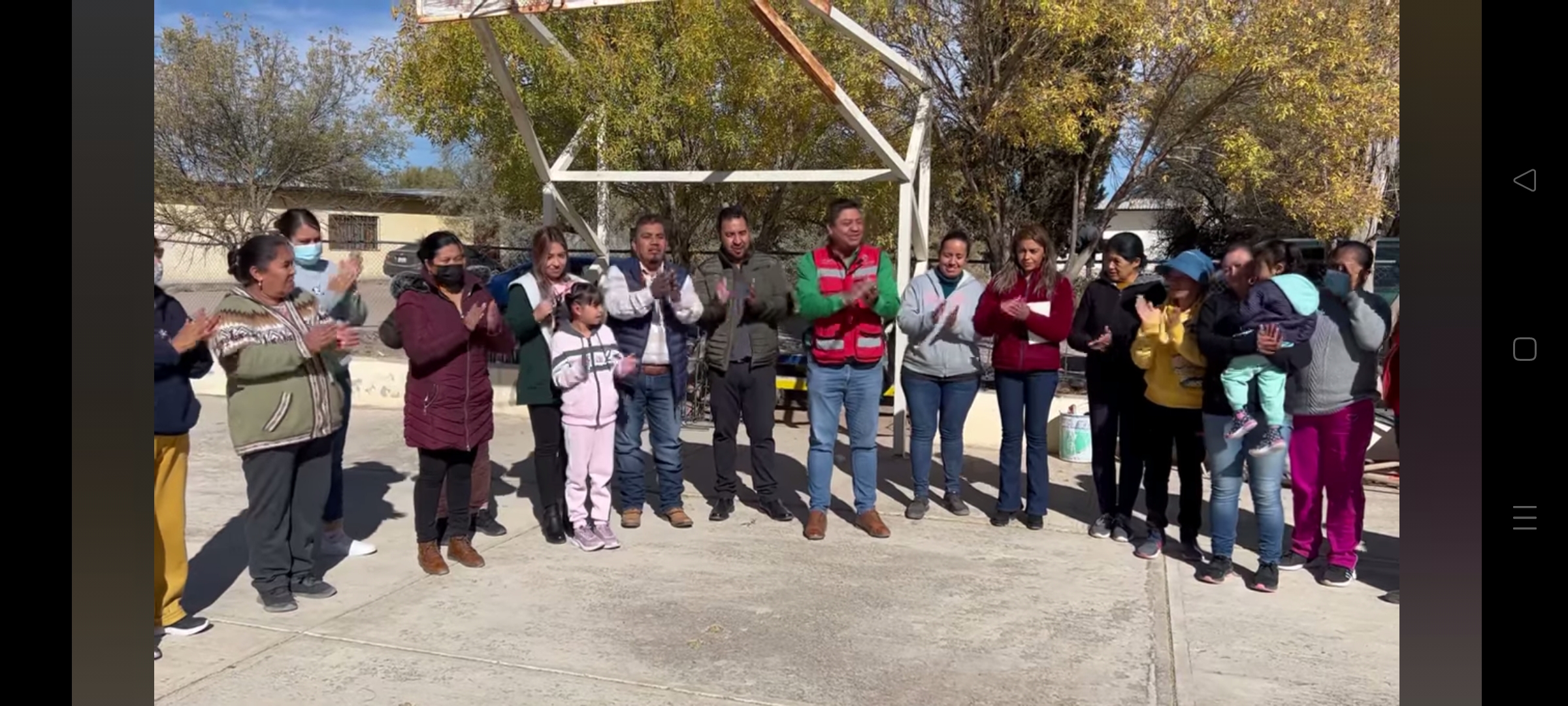 Construyen domo en primaria de El Pardillo