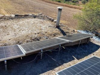 Instalan celdas solares en Monte Escobedo 