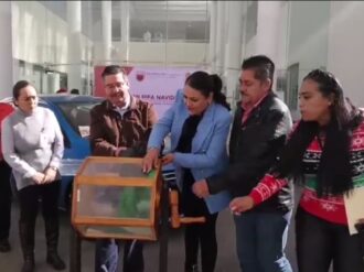 Realiza el Sntsa tradicional rifa de Navidad