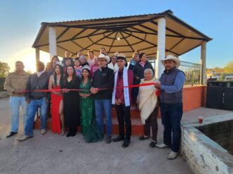 Inauguran kiosco en Bañuelos Nuevo