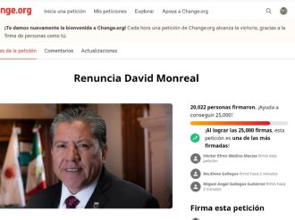 Firman para que David Monreal renuncie