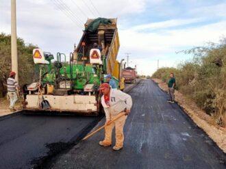 Pavimentan tramo La India-Puente Nuevo