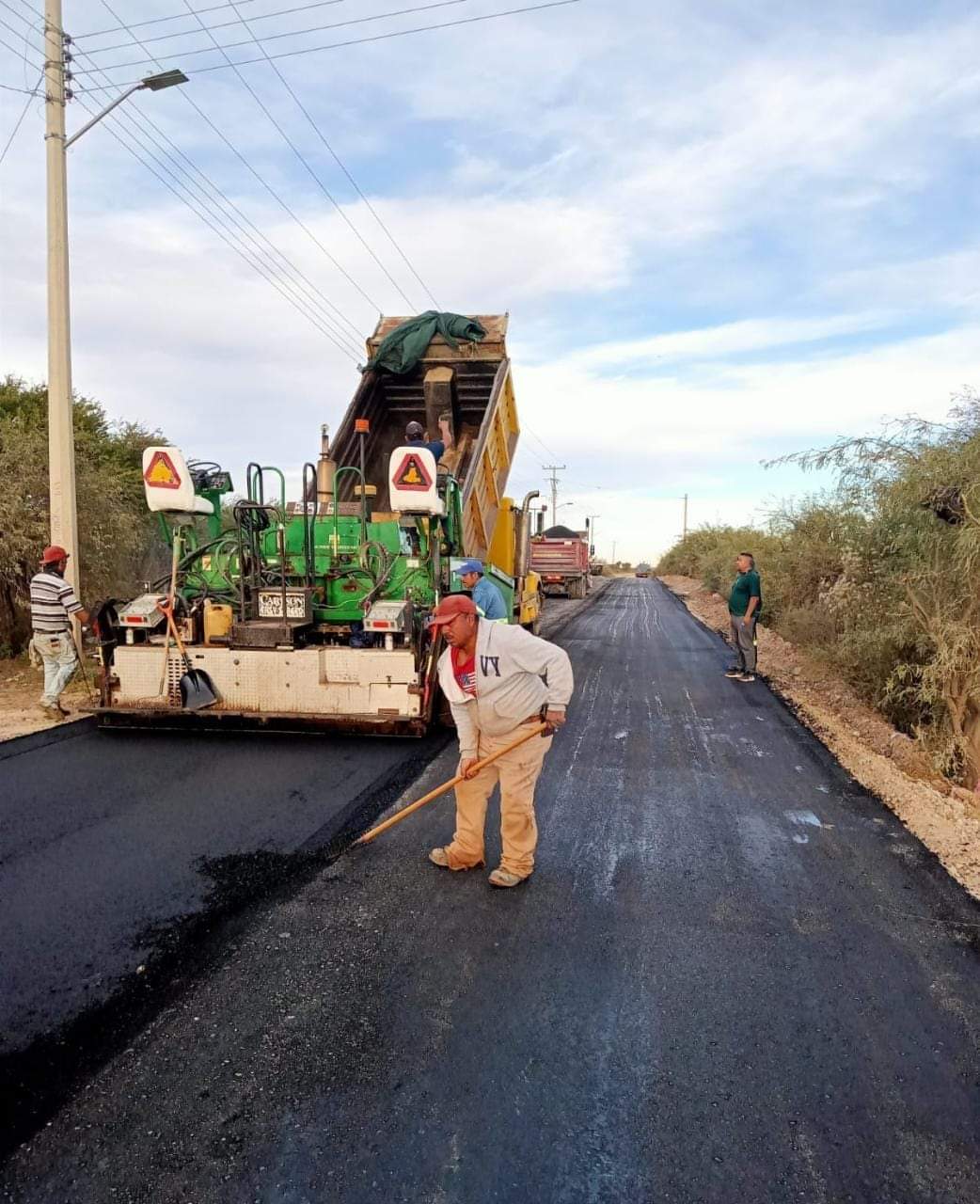 Pavimentan tramo La India-Puente Nuevo