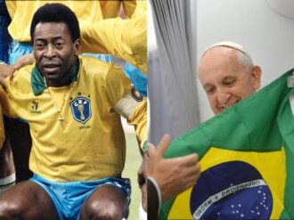 Reza el papa Francisco por la salud de Pelé