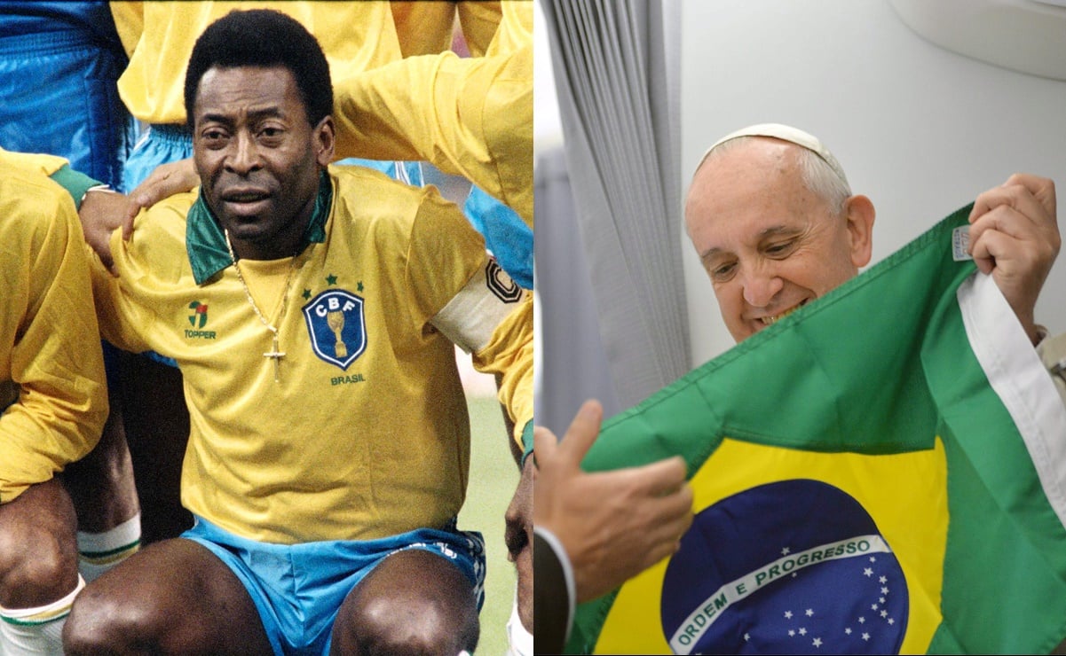Reza el papa Francisco por la salud de Pelé