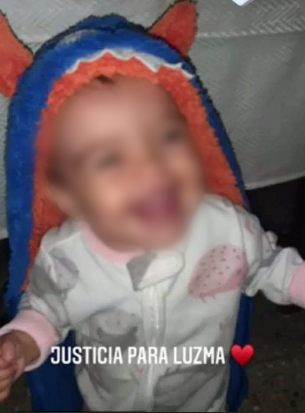 Exigen justicia para la pequeña Luzma