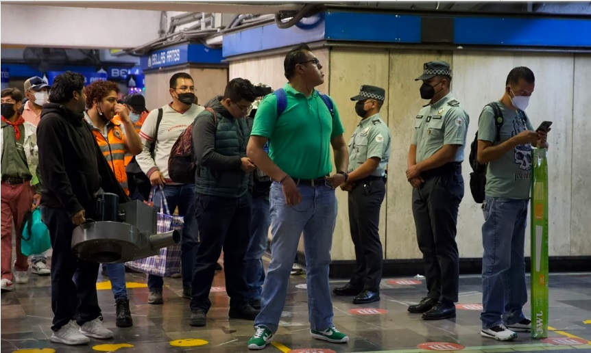 Hay  más elementos de la Guardia Nacional en el Metro que en estados con violencia
