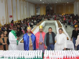 Realizan partida de rosca en Juan Aldama 