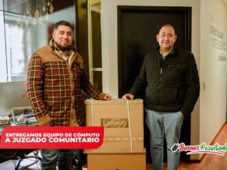 Renuevan equipos de cómputo en el Juzgado Comunitario