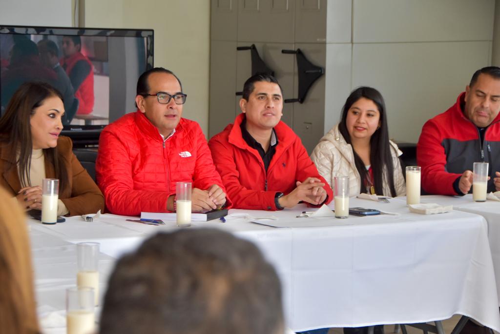 Trabajan Carlos Peña y Alan Murillo por un PRI fuerte