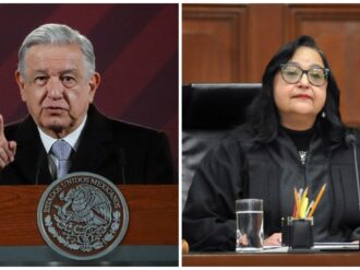 Dice AMLO que la ministra Norma Piña está en la presidencia de la Corte por él