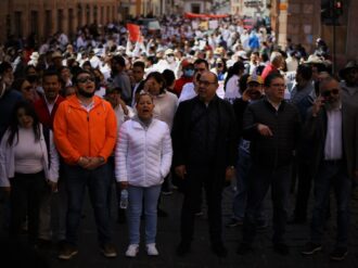 Con marcha, la UAZ exige paz y seguridad