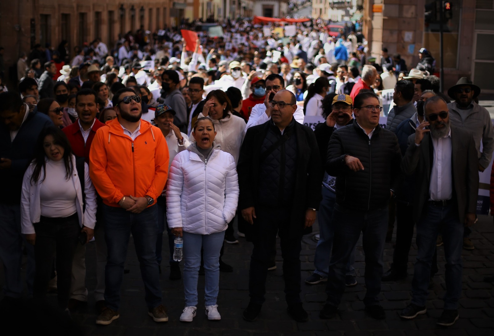 Con marcha, la UAZ exige paz y seguridad