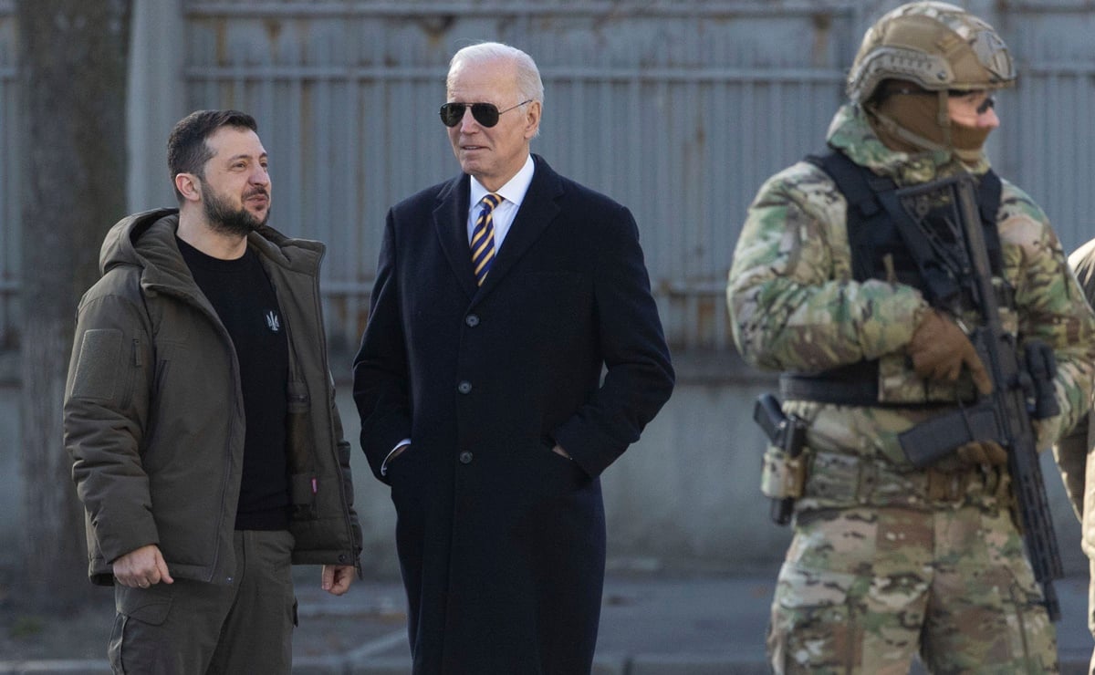 Biden llega de sorpresa a Ucrania; anuncia nuevas entregas de armas