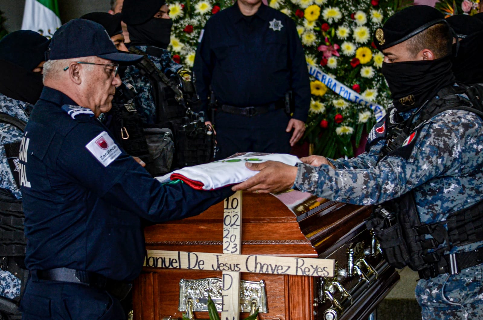 Rinden homenaje póstumo al exdirector de la Policía Estatal Preventiva