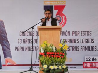 Festejan el 13 aniversario del Sindicato Nacional Minero Metalúrgico Frente