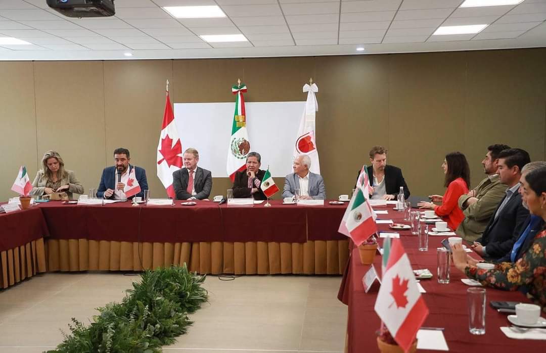 Acuerdan agenda conjunta gobiernos de Zacatecas y Canadá