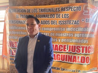 Issstezac, obligado a pagarle a jubilados y pensionados: Castruita