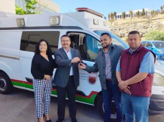 Reciben ambulancia en Juan Aldama