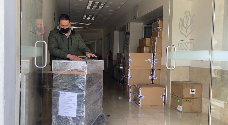 Recibe Hospital General del ISSSTE Zacatecas mobiliario y más de 2 mil equipos 