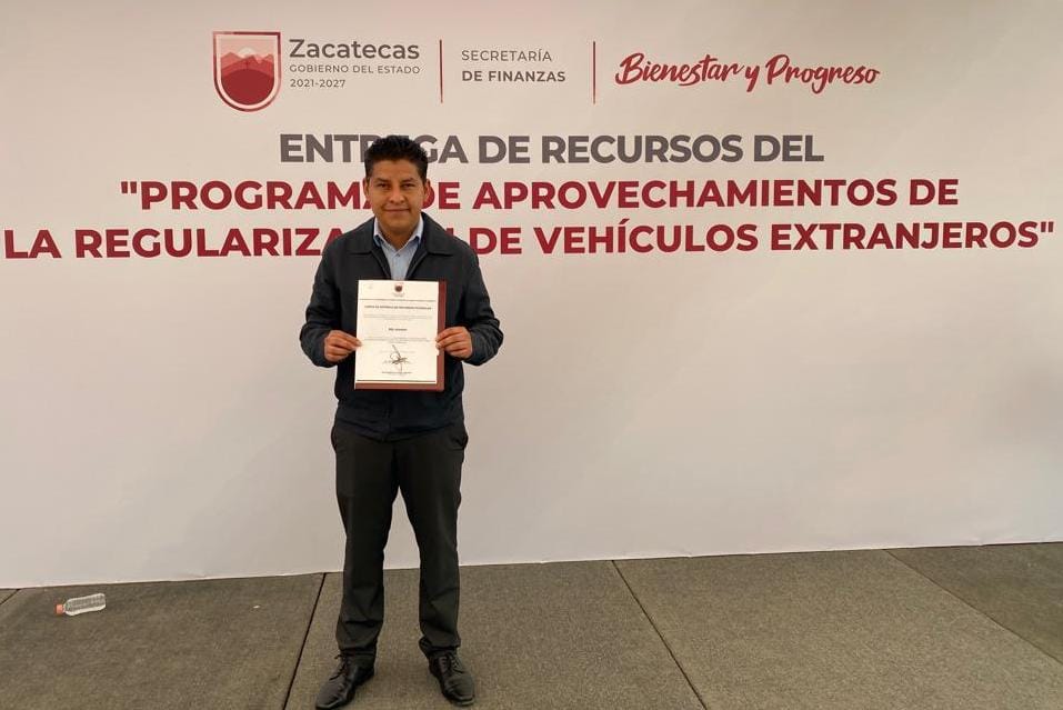 Recibe Río Grande 4.8 mdp por regularización de autos chocolate 