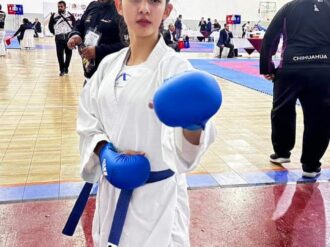 Katerinne Norman, segundo lugar y avanza en artes marciales