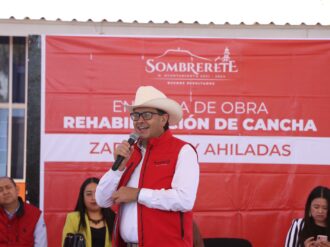 Entrega Alan Murillo un domo en Ignacio Zaragoza