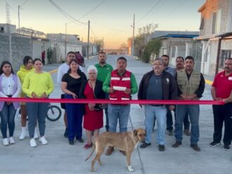 Entrega obra de pavimentación Pier Michel