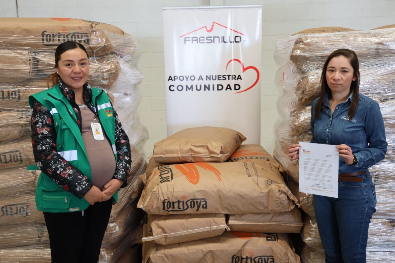 Recibe Banco de Alimentos apoyos de Fresnillo plc