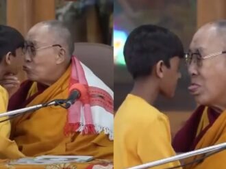 Dalái Lama se disculpa tras pedirle a un niño que le «chupe la lengua»