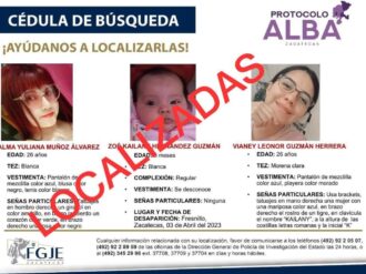 Encuentran a familiares desaparecidas de militar