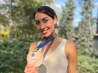 Logra mexicana histórico tercer lugar en la Copa del Mundo del Pentatlón Moderno