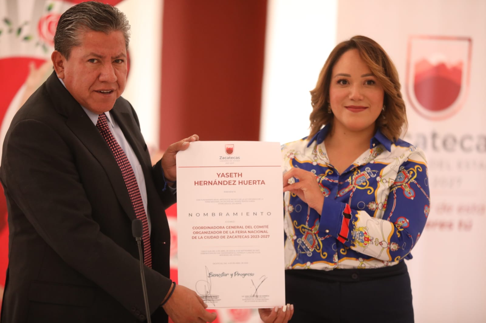 Yaseth Hernández Huerta al mando de la Fenaza 2023