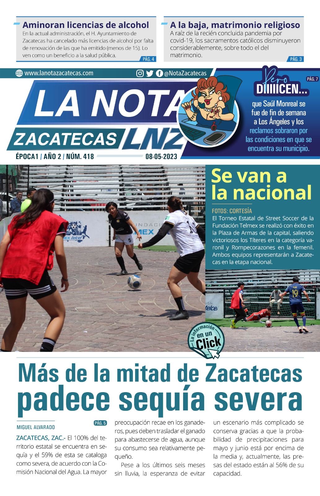 La Nota Zacatecas 8/05/23