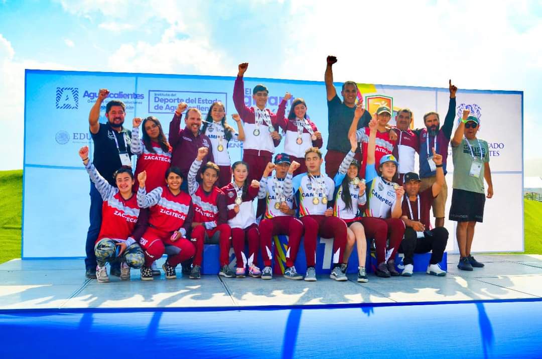 Zacatecas, campeón en Ciclismo BMX de los Conade 2023