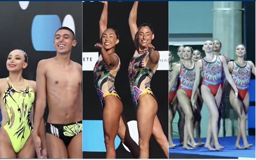 Gana México cuatro medallas en Copa del Mundo de Natación Artística