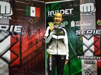 Victoria para Metztli Escobedo en Karate Do