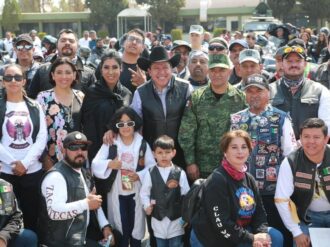 Realizan tercera Rodada Motociclista Bicentenario del Heroico Colegio Militar