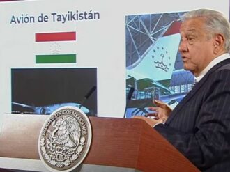 Tayikistán ya se llevó el avión presidencial, destaca AMLO