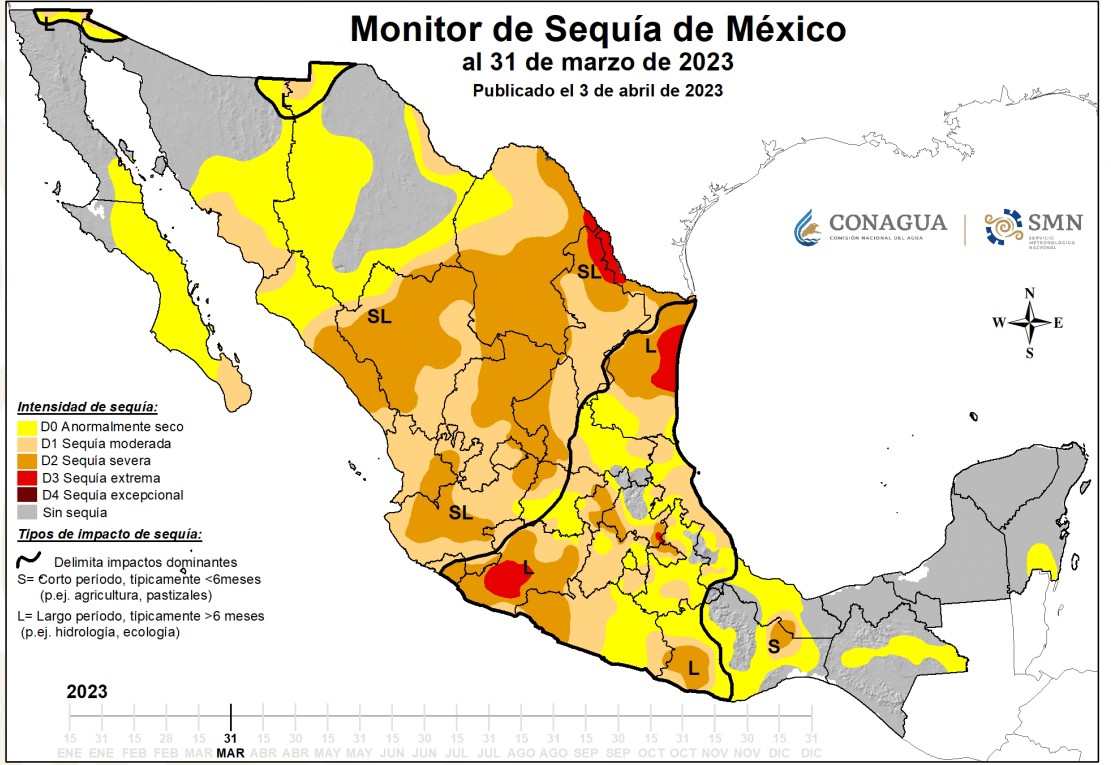 Tras 6 meses sin lluvia hay sequía en todo el estado
