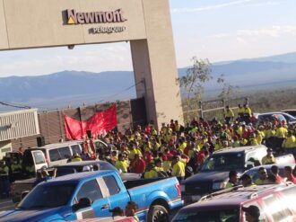 Aseguran mineros de Peñasquito que no desistirán de la huelga