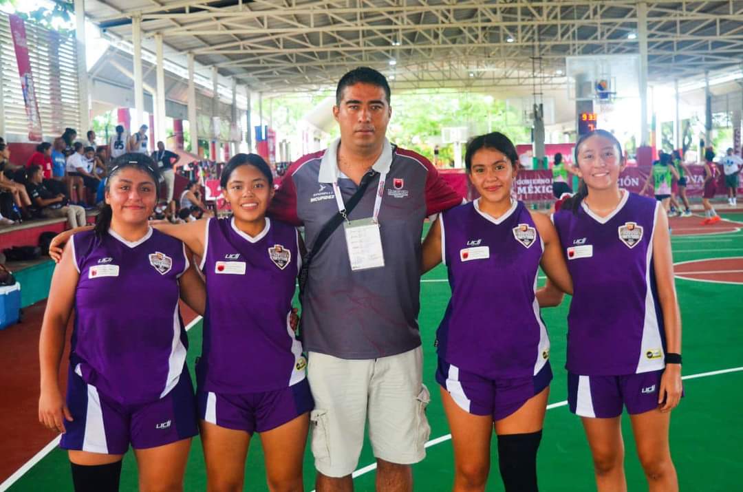 Zacatecas, cuarto lugar nacional en basquetbol femenil